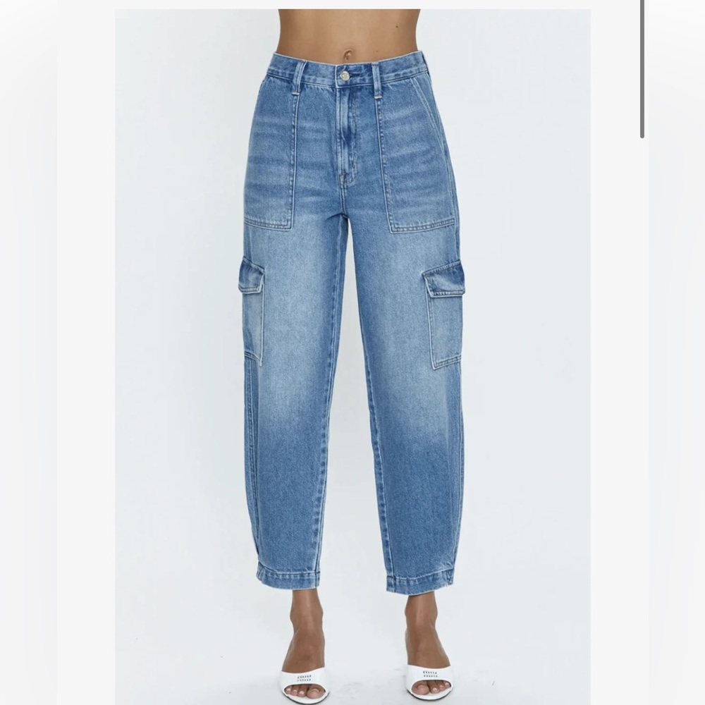 Pistola Josephine High Rise Tapered Cargo Jean - Picture 11 of 12